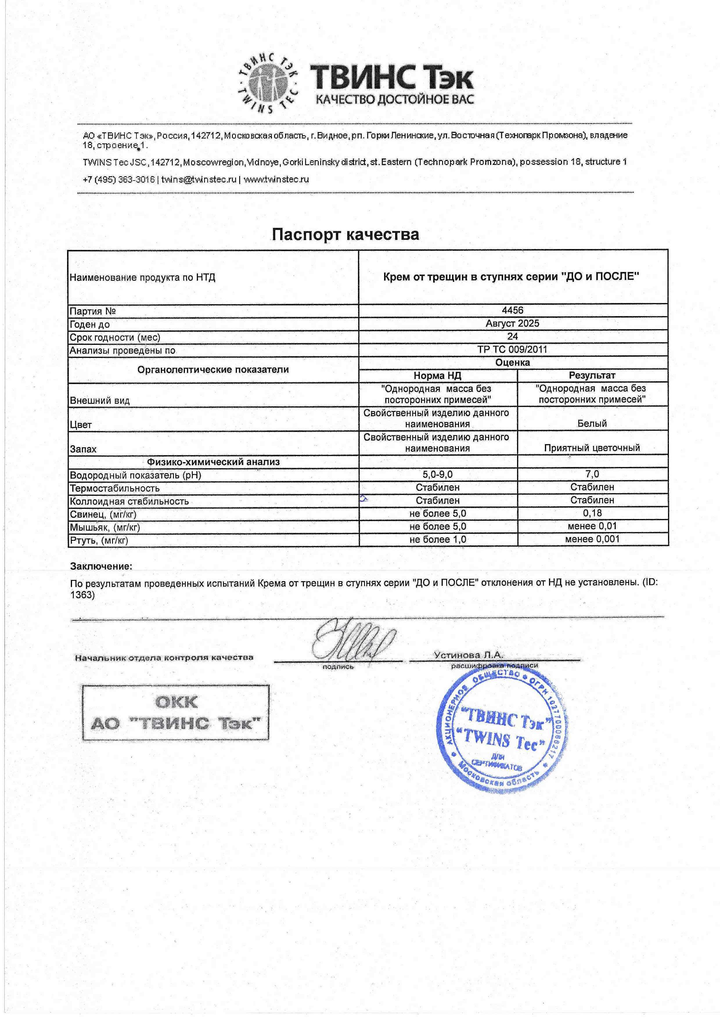 Паспорт №082023